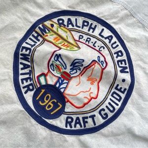 Vintage Polo Ralph Lauren Indian Head  Chambray Denim Shirt | Size S